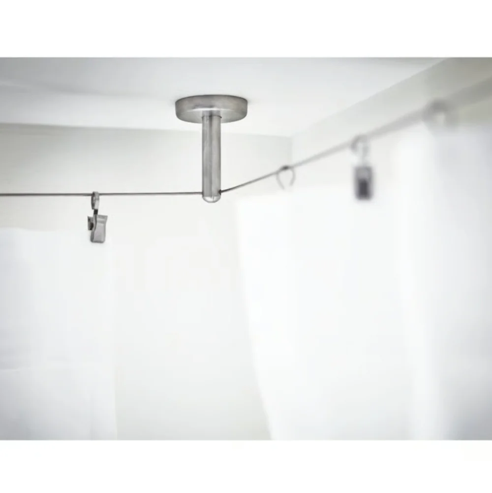 IKEA DIGNITET FLOATING CURTAIN WIRE HANGING SYSTEM 400.780.30 & 600.752.95